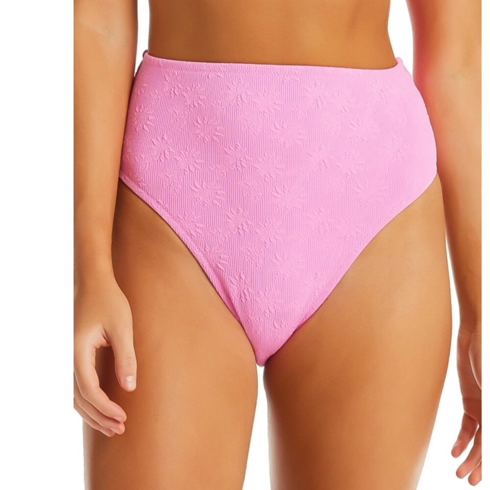 Jessica Simpson Women's Sweet Daisy High-Waisted Bottoms Women's Swimsuit